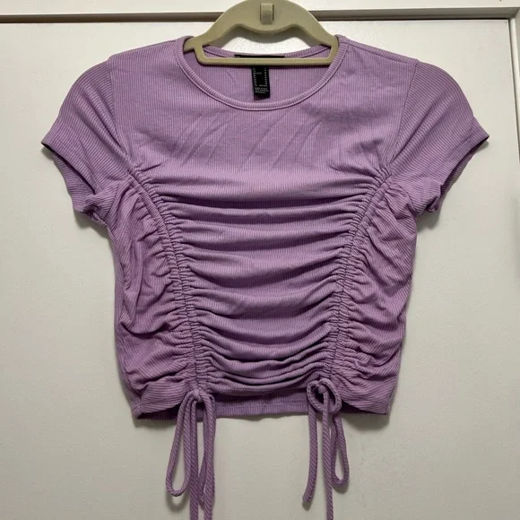 HOT Apparels Lavender Crop Top Forever 21 Forever 21 Tops